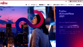 What Fujitsu.co.jp website looked like in 2021 (2 years ago)