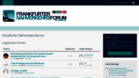 What Frankfurter-nahverkehrsforum.de website looked like in 2021 (2 years ago)