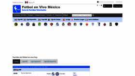 What Futbolenvivomexico.com website looked like in 2021 (2 years ago)