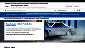 What Factorychryslerparts.com website looked like in 2021 (2 years ago)