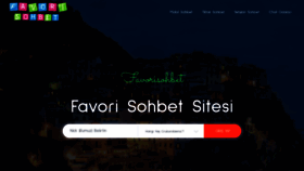 What Favorisohbet.com website looked like in 2021 (2 years ago)