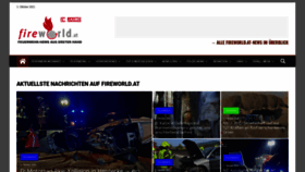 What Fireworld.at website looked like in 2021 (2 years ago)