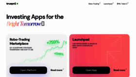 What Fundplatform.io website looked like in 2021 (4 years ago)