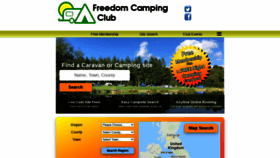 What Freedomcampingclub.org website looked like in 2021 (2 years ago)