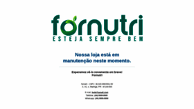 What Fornutri.com.br website looked like in 2021 (2 years ago)