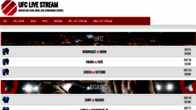What Fight-live.com website looked like in 2021 (2 years ago)