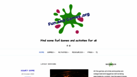 What Funandgames.org website looked like in 2021 (2 years ago)