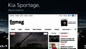 What Finmag.cz website looked like in 2021 (2 years ago)