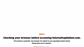 What Futureofcapitalism.com website looked like in 2021 (2 years ago)