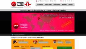 What Fundacionlengua.com website looked like in 2021 (2 years ago)