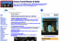 What Francetravelplanner.com website looked like in 2021 (2 years ago)