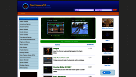 What Freegames33.com website looked like in 2021 (2 years ago)