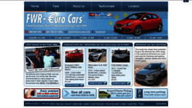 What Fwreurocars.com website looked like in 2021 (2 years ago)