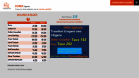 What Forexalgerie.com website looked like in 2021 (2 years ago)