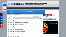 What Fromsport.me website looked like in 2021 (2 years ago)