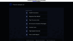 What French-stream.lol website looked like in 2021 (4 years ago)
