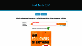 What Fullinstadp.com website looked like in 2021 (2 years ago)