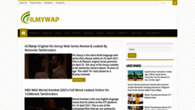 What Filmywap.one website looked like in 2021 (2 years ago)
