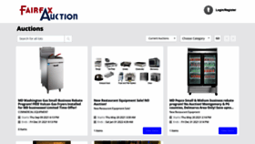 What Fairfaxauction.net website looked like in 2021 (2 years ago)