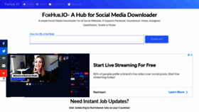 What Forhub.io website looked like in 2021 (3 years ago)