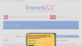 What Frenchpdf.com website looked like in 2021 (2 years ago)