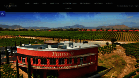 What Falknerwinery.com website looked like in 2021 (2 years ago)