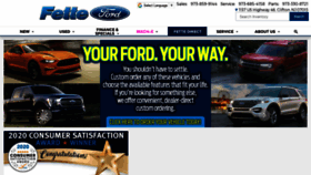 What Fetteford.com website looked like in 2021 (2 years ago)