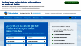What Fewo-in-holland.de website looked like in 2021 (4 years ago)