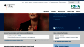 What Fona.de website looked like in 2021 (2 years ago)