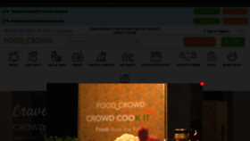 What Foodcrowd.com website looked like in 2021 (2 years ago)