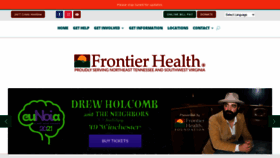 What Frontierhealth.org website looked like in 2021 (2 years ago)