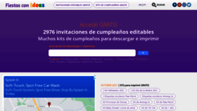 What Fiestasconideas.com.ar website looked like in 2021 (2 years ago)