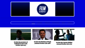 What Filmretrospect.com website looked like in 2021 (2 years ago)