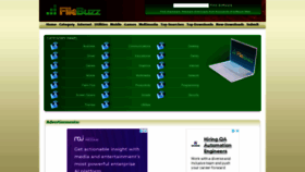 What Filebuzz.com website looked like in 2021 (3 years ago)