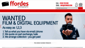 What Ffordes.com website looked like in 2021 (2 years ago)