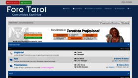 What Forotarot.net website looked like in 2021 (2 years ago)