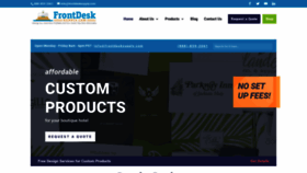 What Frontdesksupply.com website looked like in 2021 (2 years ago)