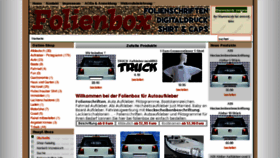 What Folienbox.de website looked like in 2011 (13 years ago)