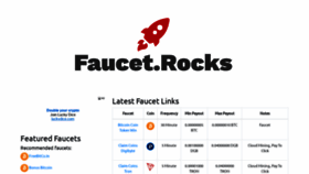 What Faucet.rocks website looked like in 2021 (2 years ago)