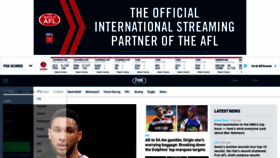 What Foxsports.com.au website looked like in 2021 (3 years ago)