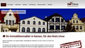 What Fair-haus.de website looked like in 2021 (2 years ago)