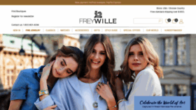 What Freywille.com website looked like in 2021 (2 years ago)