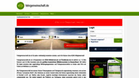What Fahrgemeinschaft.de website looked like in 2021 (2 years ago)