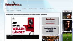What Friseurwelt.de website looked like in 2021 (2 years ago)