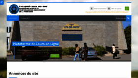 What Fad-fastef.ucad.sn website looked like in 2021 (2 years ago)