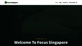 What Focussingapore.com website looked like in 2021 (2 years ago)