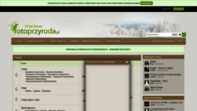 What Fotoprzyroda.pl website looked like in 2021 (2 years ago)