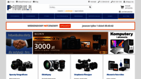 What Fotoplus.pl website looked like in 2021 (2 years ago)