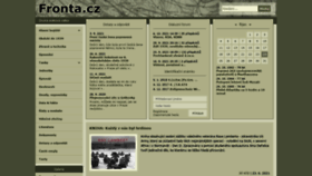 What Fronta.cz website looked like in 2021 (2 years ago)