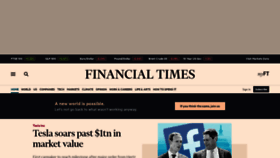 What Financialtimes.com website looked like in 2021 (2 years ago)